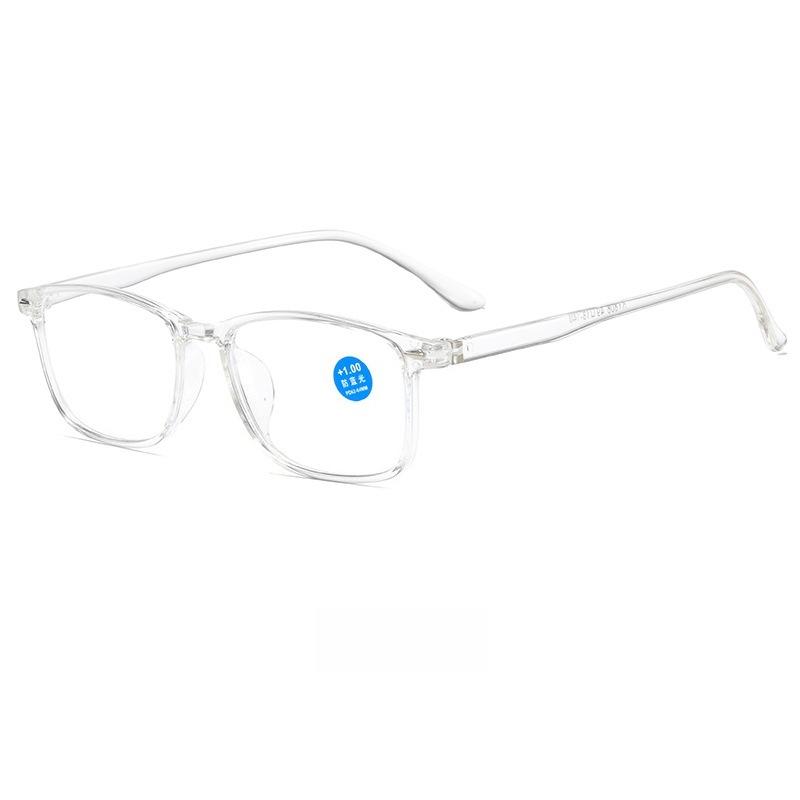 Ultra-Lightweight Square-Frame Anti-Blue Light Prescription Glasses Business-Grade High Definition Comfort  Eyewear