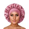 Wide Brim Satin Nightcap: Elastic Silk Hair Protection Scarf for Men & Women, Solid Color, Bath & Chemo Cap.