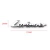 3D chroom Lorinser autoletter achterembleem auto badge sticker logo decal voor benz
