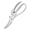 Heavy Duty 420J2 Stainless Steel Kitchen Scissors with Aluminum Alloy Handle for Food BBQ Meat Chicken