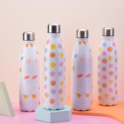 Stainless Steel Thermos Cup Three-Dimensional Printing Thermos Cup Outdoor Sports Water Cup Water Bottle