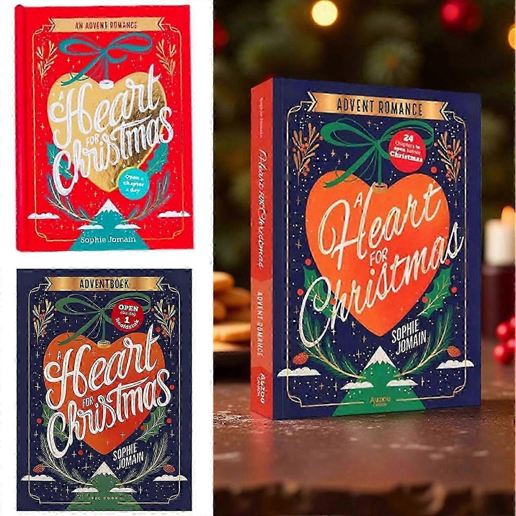 A Heart for Christmas Advent Romance, Christmas Love Story Advent, Romance Advent Book, Open a Chapter a Day