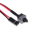 5Pcs Pc Computer Motherboard Power Cable Switch On/Off/Reset Replacement