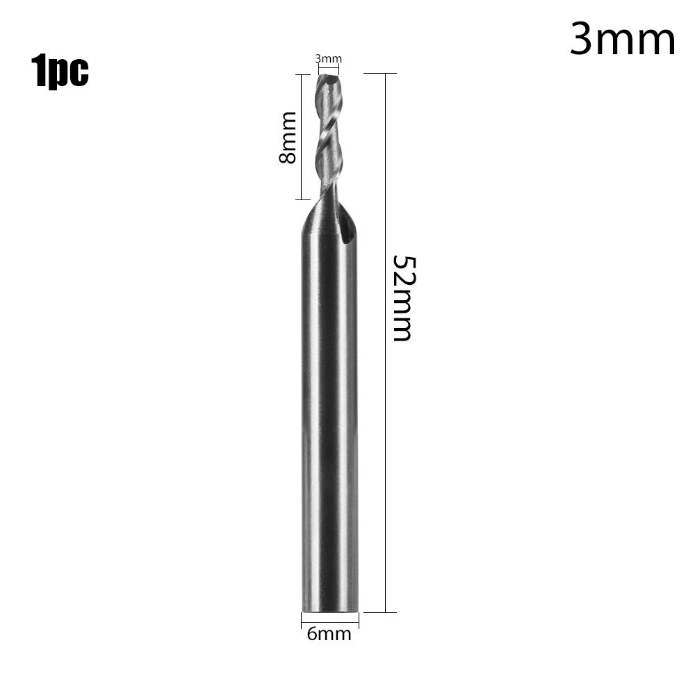 Tools 1-12mm Machine Tool CNC Straight Shank Woodworking Drill Bits Milling Cutters Mill Cutter