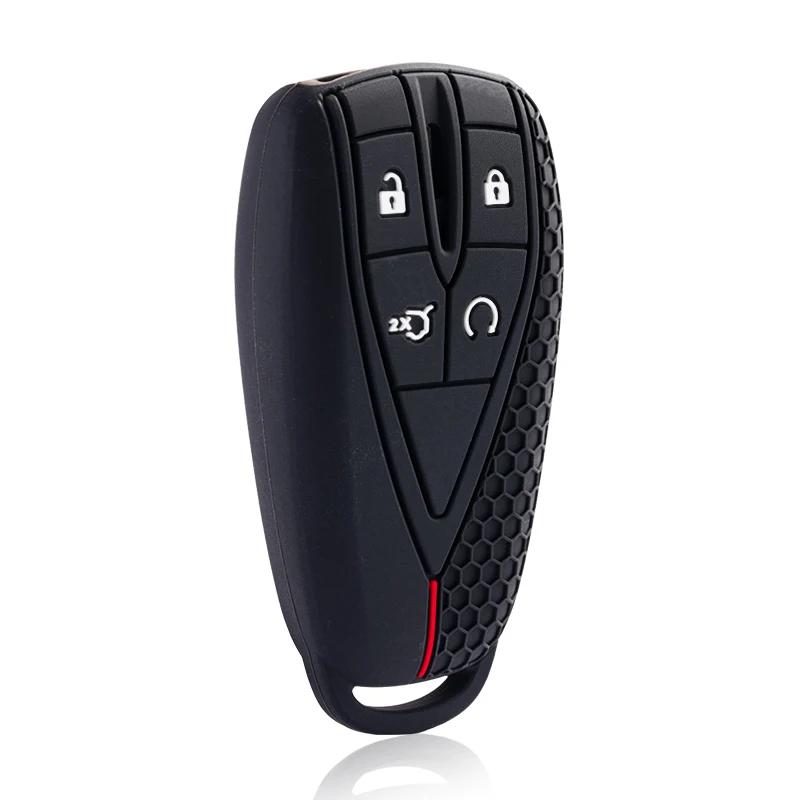 Key Fob Case Silicone Auto Smart Cover Key Ring Fit For Changan Cs35 Plus Cs55 Plus Cs75 Plus Eado Uni-T Uni K Oushang X5 X7 Ev