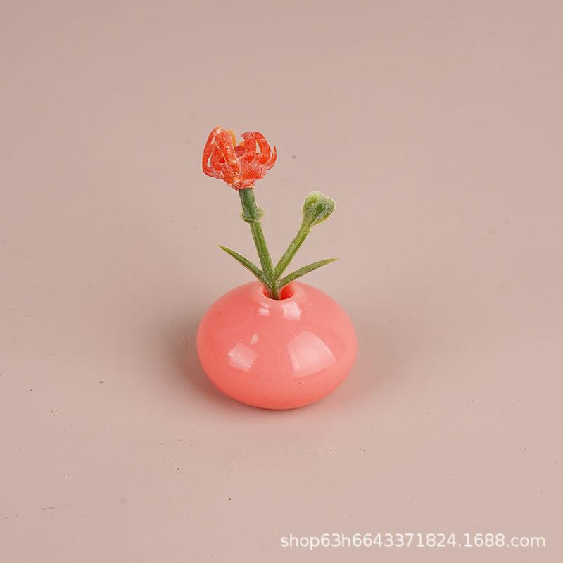 Kreative Retro Mini Vase Bogu Ständer Blumenständer Ausstellungsständer Modell Ornament Puppenhaus Spielhaus Kinderspielzeug