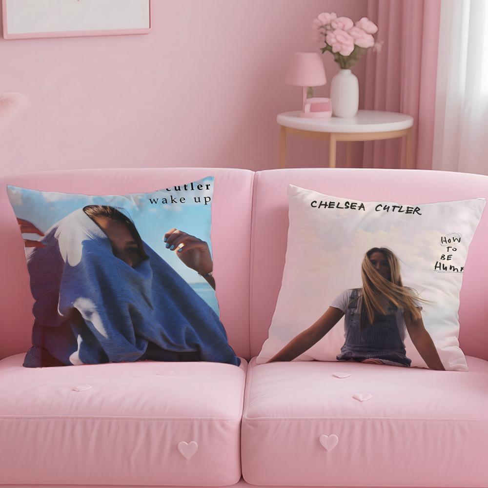 Fashion Cchelsea Cutlerable Cushion Cover Soft EasyWash Pillow Case Versatile for Couch Bed Travel and Office