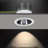 1224 Low Voltage Three-Color Change Narrow Glare Recessed Downlight for Living Room, RV, Hotel, and Small Spaces