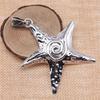 1pc Antique Silver Color Big Starfish Charms Pendant for Necklace DIY Handmade Jewelry Making