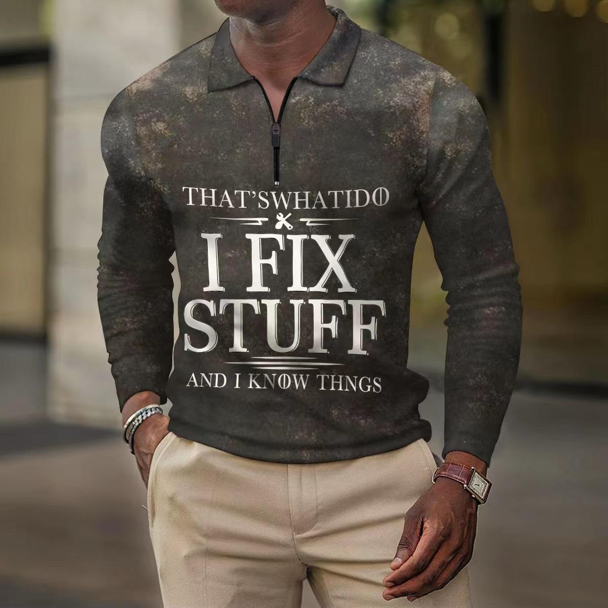 

Мужская повседневная рубашка-поло с длинными рукавами и лацканами XXXXL хаки