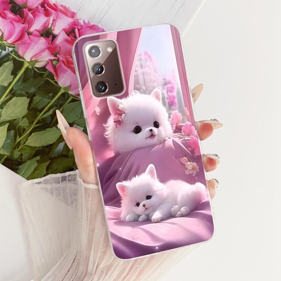 Clear For Samsung Galaxy Note20 5G Case Fashion Fashion Funny Cute Painted Cover For Samsung Note20 5G SM-N981B SM-N981W Casing
