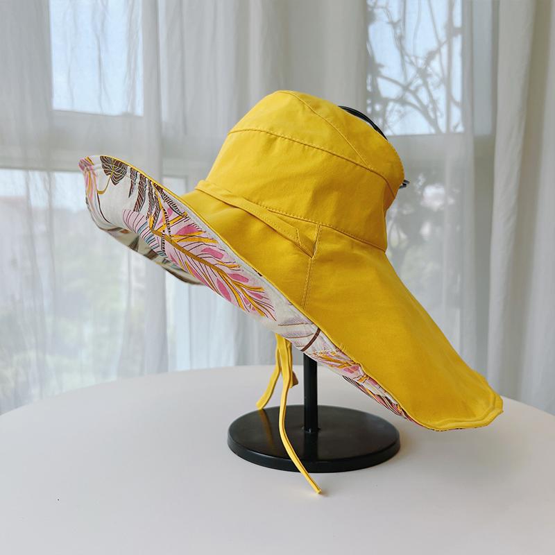 Women  Wide Brim Sun Hats Metal Wired Edge Summer UV Protection Boho Hat for Beach Hiking Garden Travel