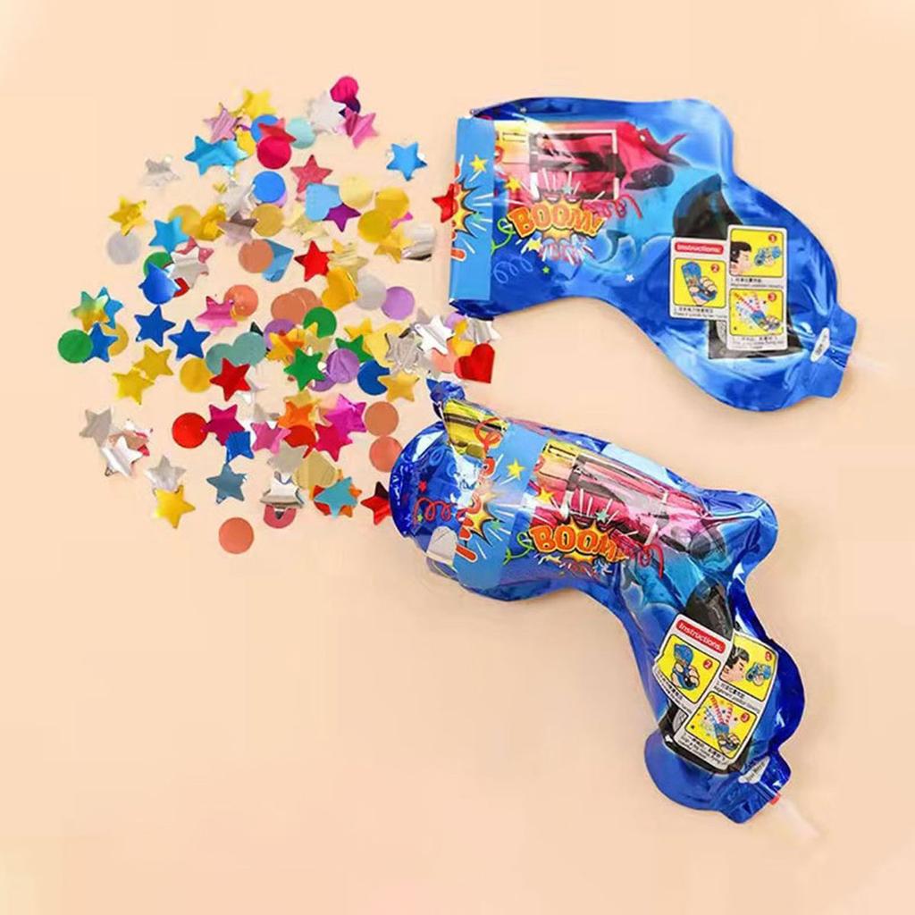 20/30/10 Pcs Handheld Fireworks Cannon, Inflatable Fireworks Toy for Birthday, Wedding Confetti , Graduation Party Confetti