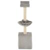 VidaXL Arbre à chat avec griffoirs en sisal 105 cm Gris