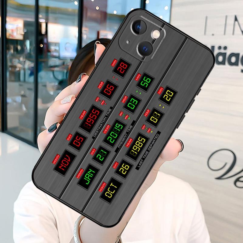 Back To the Future Flux Capacitor Phone Case For iPhone 13 12 Mini 11 14 15 Pro Max SE 2020 7 8 Plus X XS Max XR Cover Shell