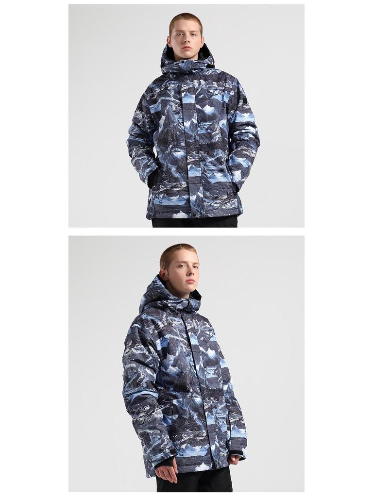 Men's Waterproof Ski Suit: Windproof Snowboard Jacket & Pants Set