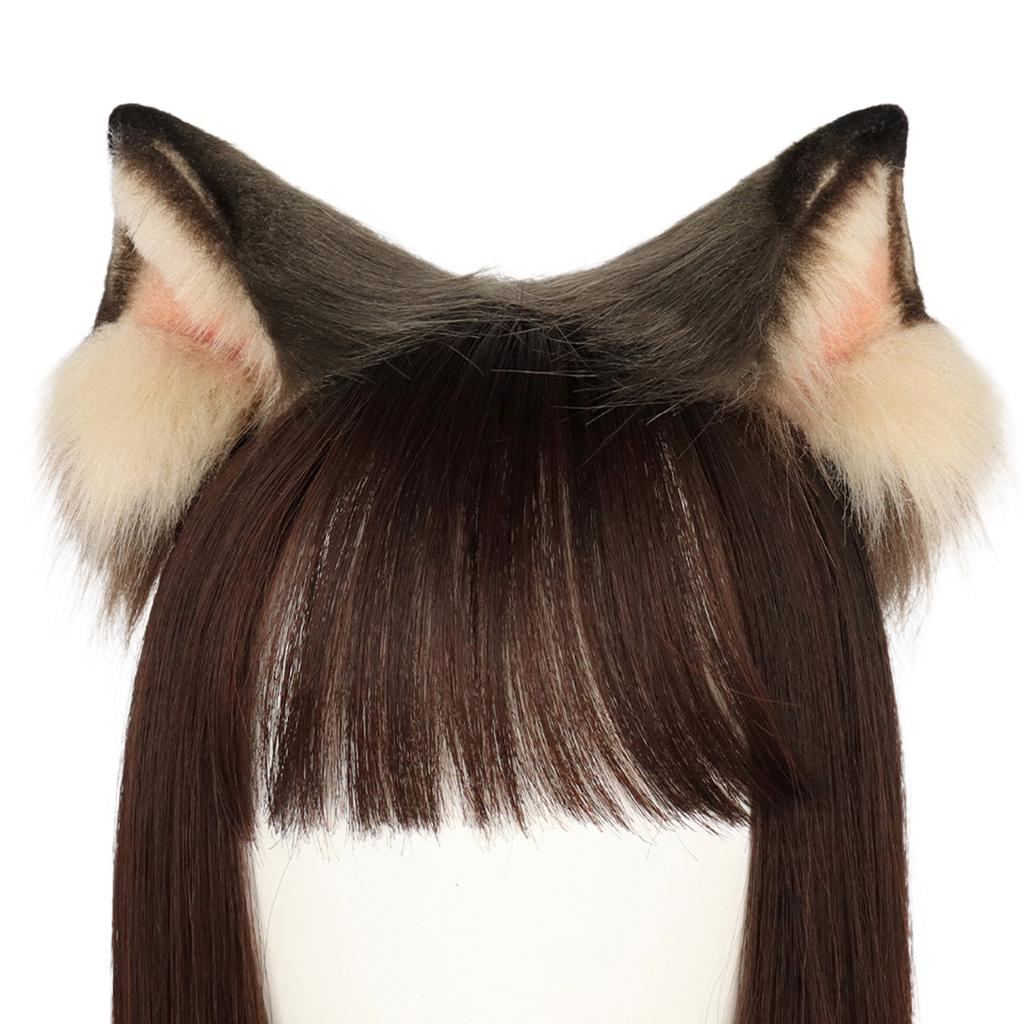 Cute Cat Ear Headband Plush Headpieces Comfortable Hair Accessory for Women and Girls Party Headwear Funny Hairband