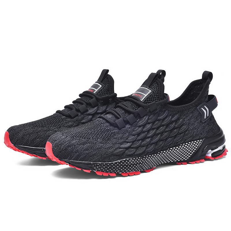 Men's Running Shoes Breathable Man Sports Sneakers Lace Up Comfort Casual Walking Shoes Athletic Training Footwear