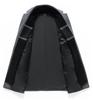 Men's Korean Style Mid-Length Wool Coat - Double-Sided, Thick, Suit Collar, Autumn/Winter Fashion.