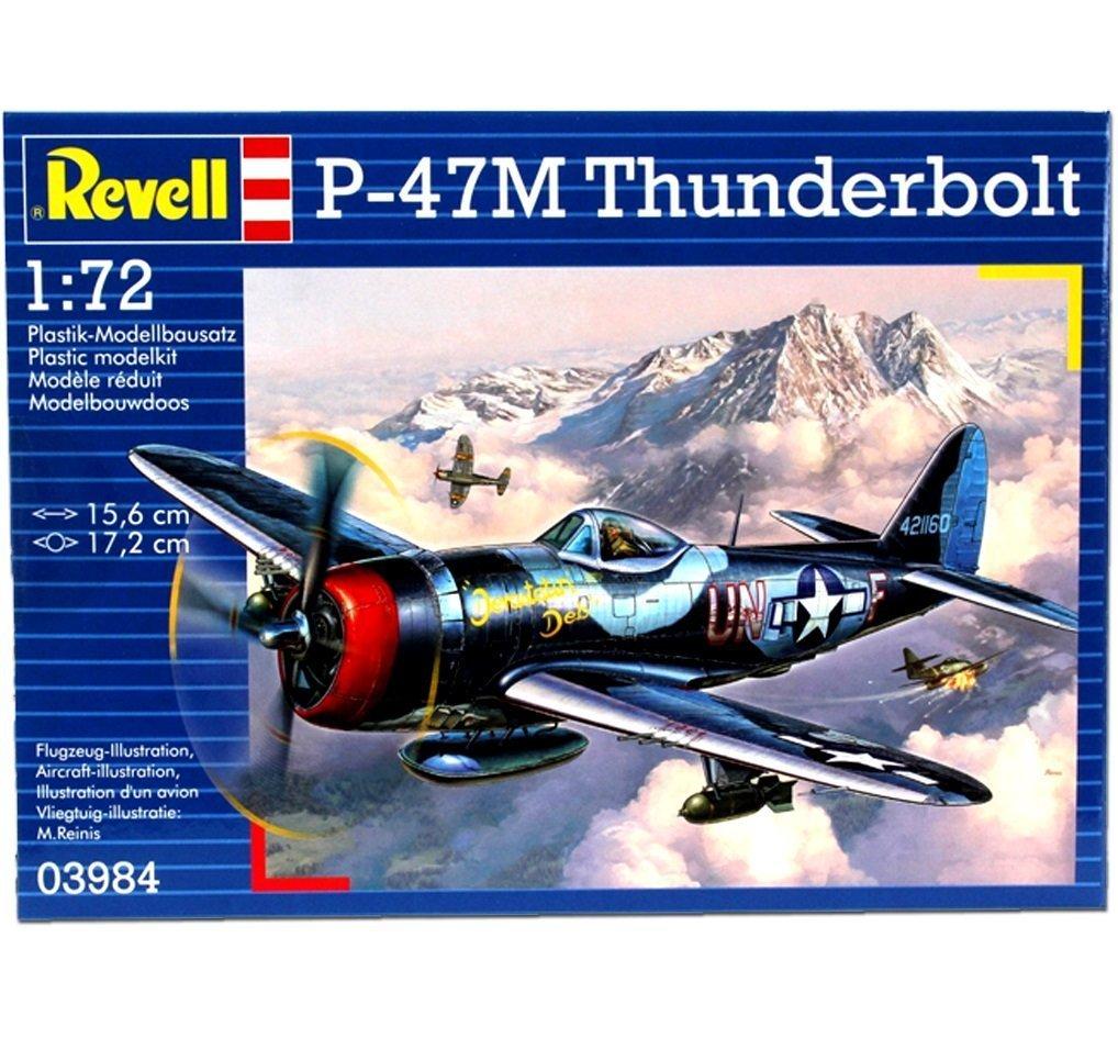 

German Revell Thunderbolt 03984 Plastic Model 1/72 P-47M