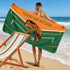 Florida A&M Rattlers Print Beach Towel, Large Soft Quick Dry Towel for Beach Camping Swimming