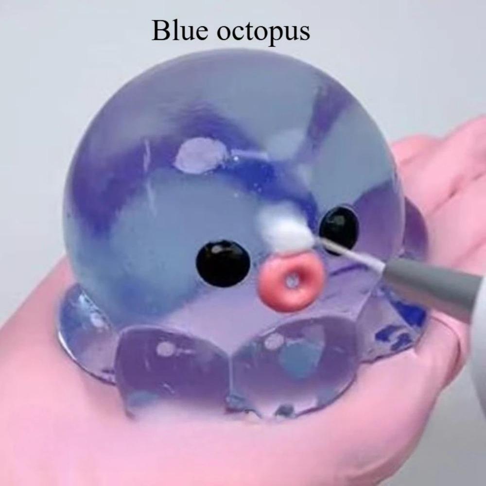 Squishy Bubble Pop Fidget Spielzeug, Knet-Sensorikball & Oktopus Popper, Anti-Stress-Spielzeug für Erwachsene Kinder, ASMR Spaß Partygeschenk