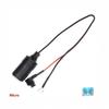 1Pcs Connector Adapter Cable Fuse Medium Mini Micro 32V Metal Car Cigarette Lighter Charger Cable Female Socket Plug