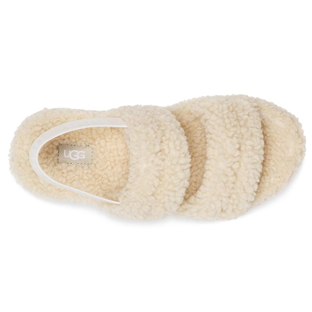 (WMNS) UGG Oh Fluffita Outdoor Open Toe Flat Heel Sports Sandals Women's 1120876-NAT