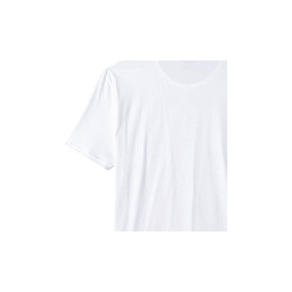 Emporio Armani Round Neck Cotton Simple Short Sleeve T-Shirt Men Tops White 110821-CC722-16510