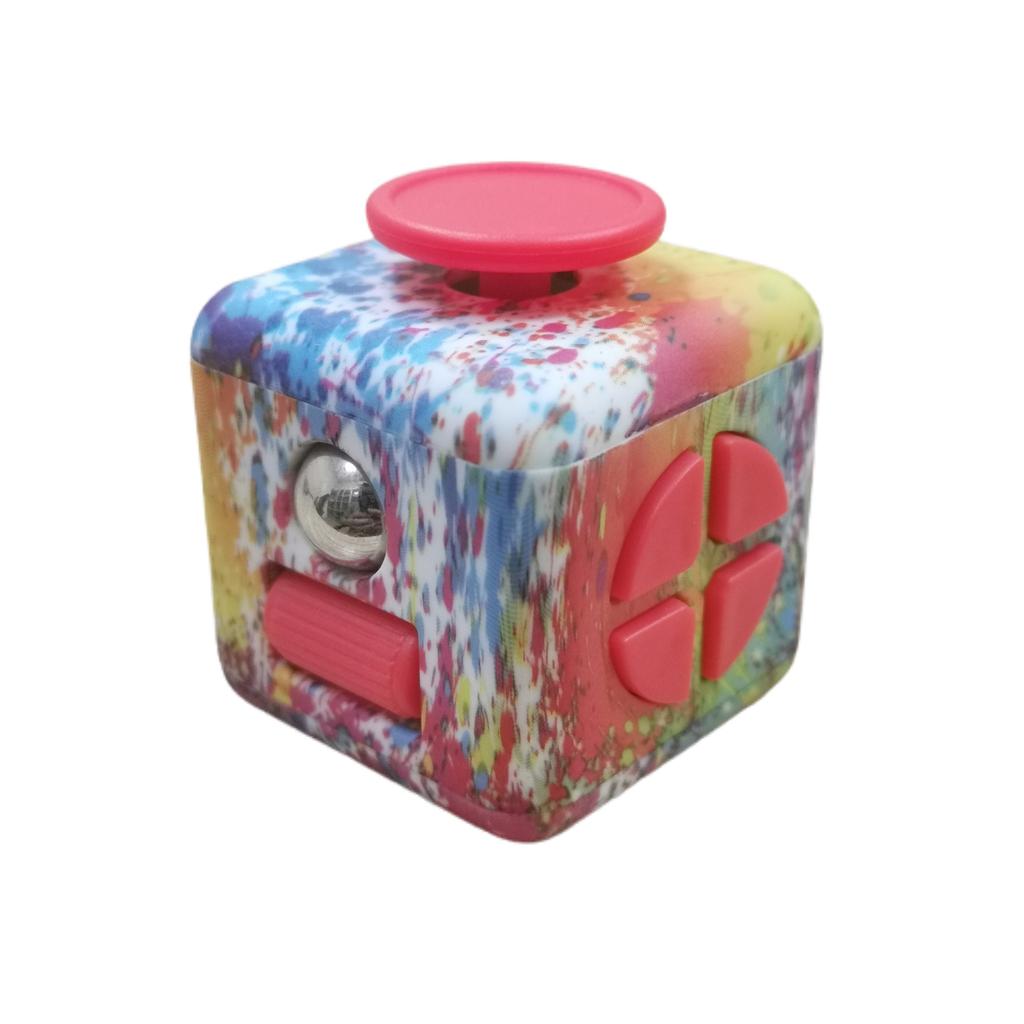 Fidgeting Toys Counter Stress Toys Magiques Push Relaxation Dice Rainbow Fingertip Hand Game Antiestress Unwind Toys For Figet Toys