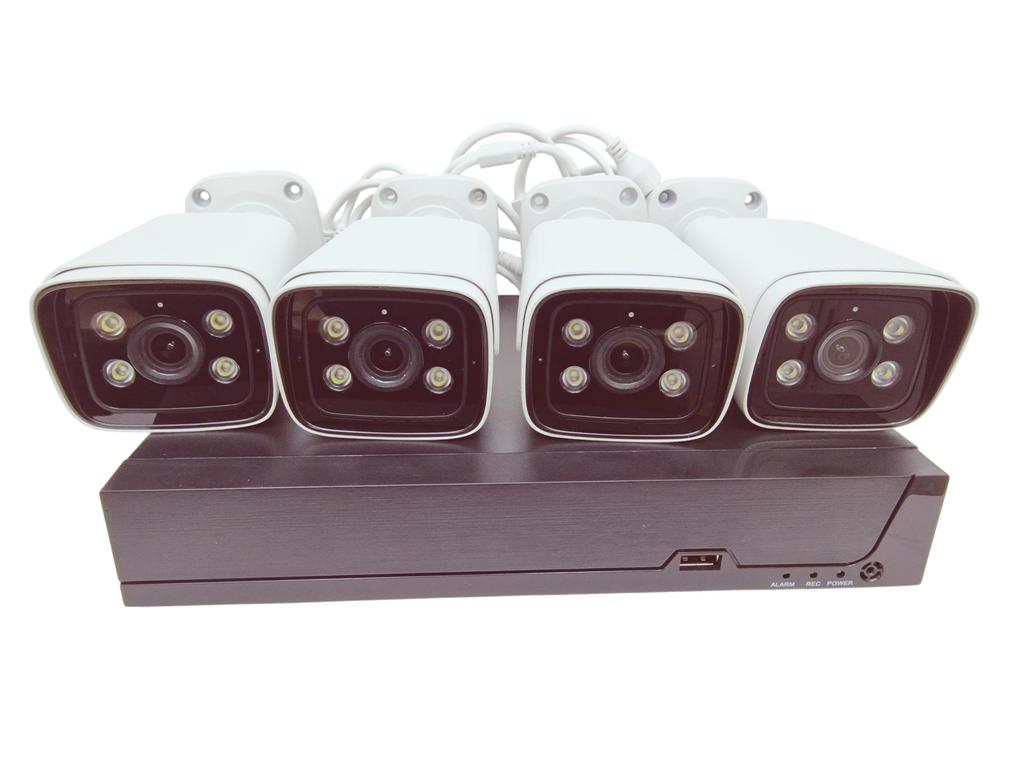 ENKI Set 4 Camere 5 Megapixeli Color Noaptea Microfon Difuzor G500EXT30