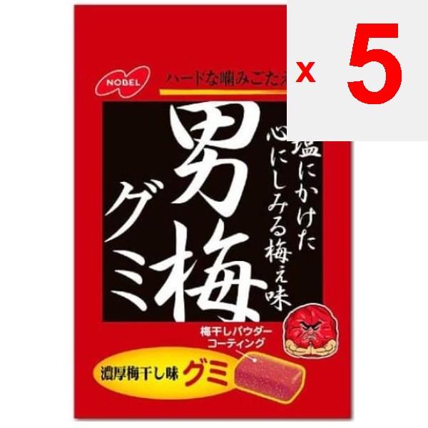 NOBEL Otoko Ume Gummi 38gRich flavorHard Chewy Texture, the More You Chew, the More the Rich Taste Rich flavorHard Chewy Texture, the More You Chew, T