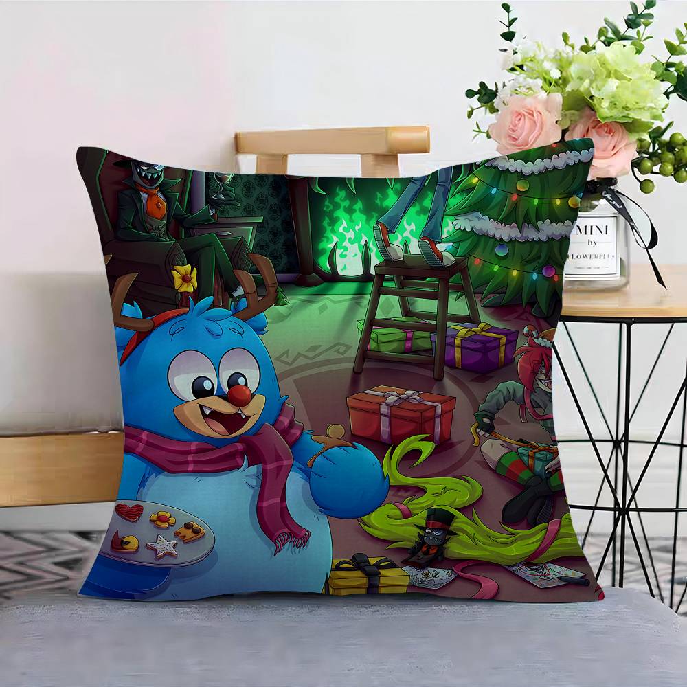 Cartoon Villainous Anime Personalized Pillow Cover Kids Bedroom Wild Party Decor Pillowcase Kid Birthday Shower Gift