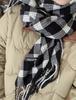 2025 Winter Red Plaid Imitation Cashmere Scarf - Warm Neck Warmer for Women & Couples