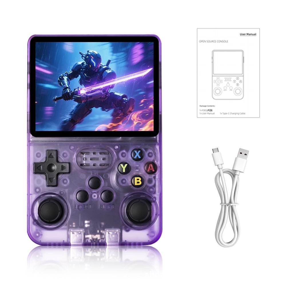 R36s Handheld Retro Console: Dual Joysticks, HD Screen, Open Source System, Nostalgic Games.