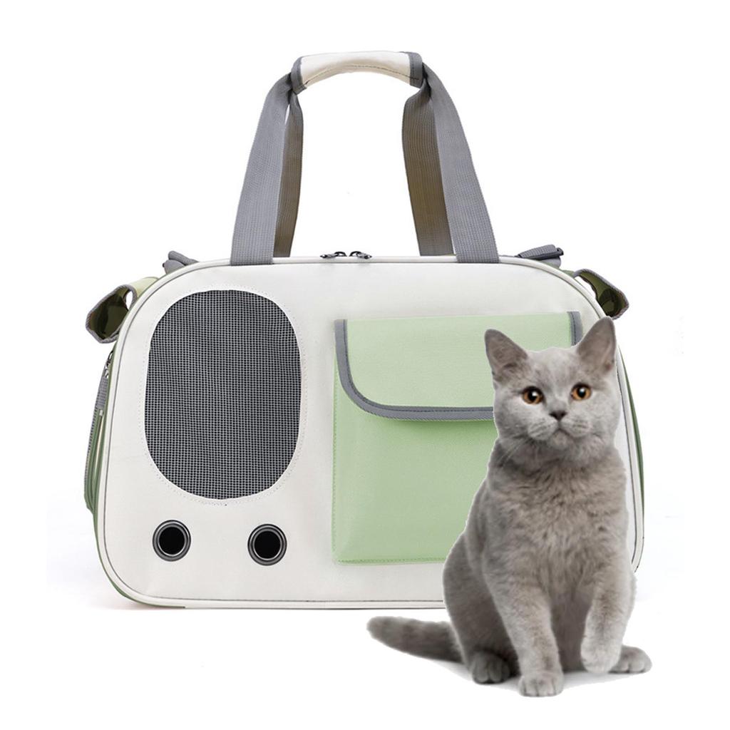 Pet Carrier Large Capacity Portable Single Shoulder Dog Pet Bag with Ventilation Window for Outdoor Travel