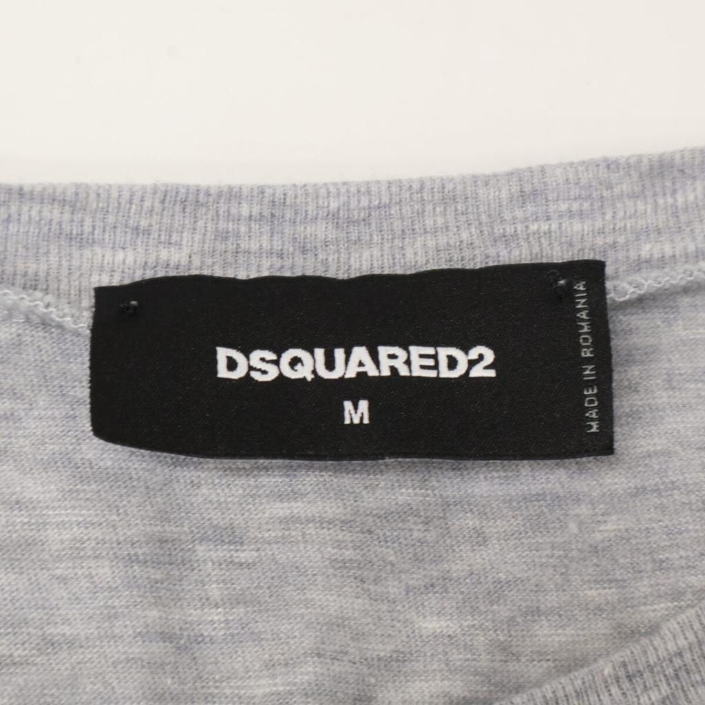 Dsquared2 S74GD0819 Gray LEEF T-shirt Tops M grayUsed
