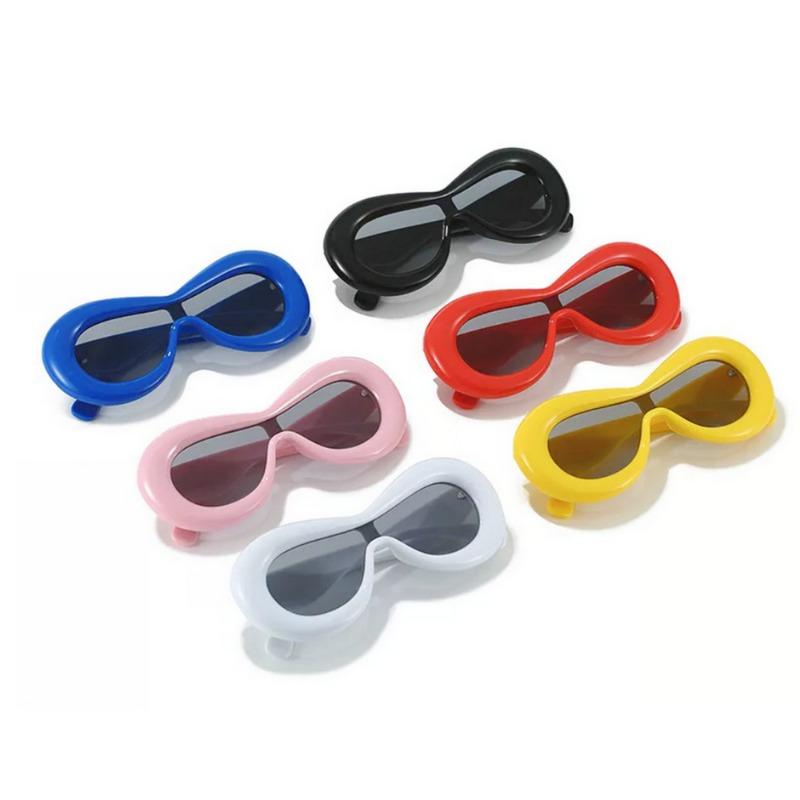 New Concave Design Personality Sunglasses Women's Brand Designer Candy Color Sun Glasses Women Outdoor Hip-hop Eyewear UV400