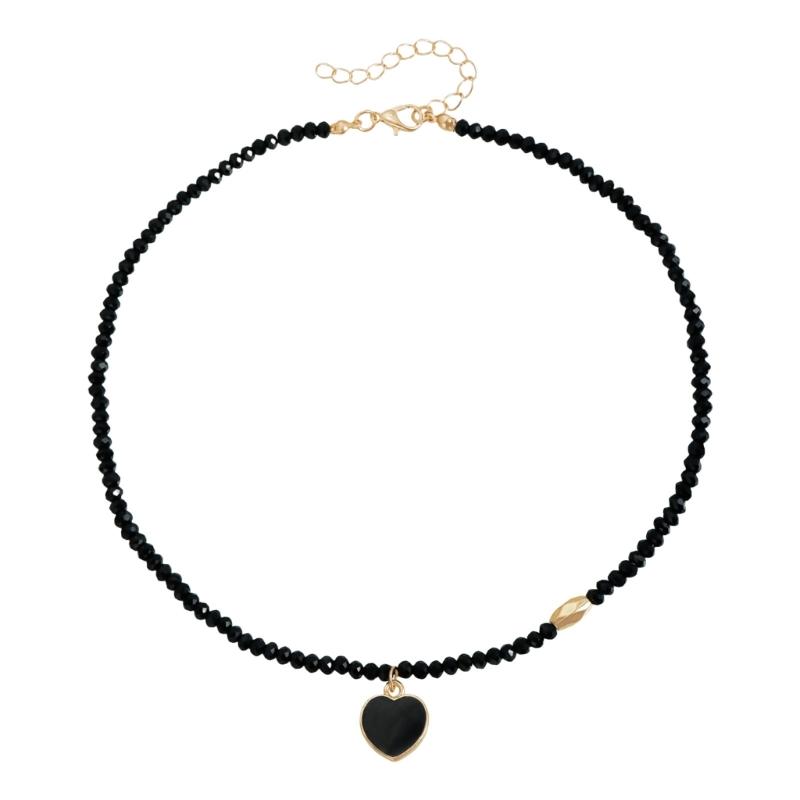 

Уникальное ожерелье с кулоном в виде сердца из смолы с техникой капельного масла для вечеринки, свидания, в качестве подарка 1