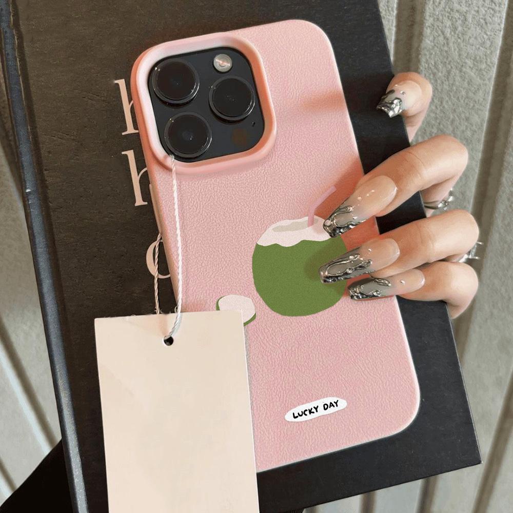 Phone Case for iPhone 11 13 Case iPhone 12 14 15 16 Pro Max 12 Pro 15 Plus Leather Painted Waterproof Drop-proof and Wear-resistant Cartoon