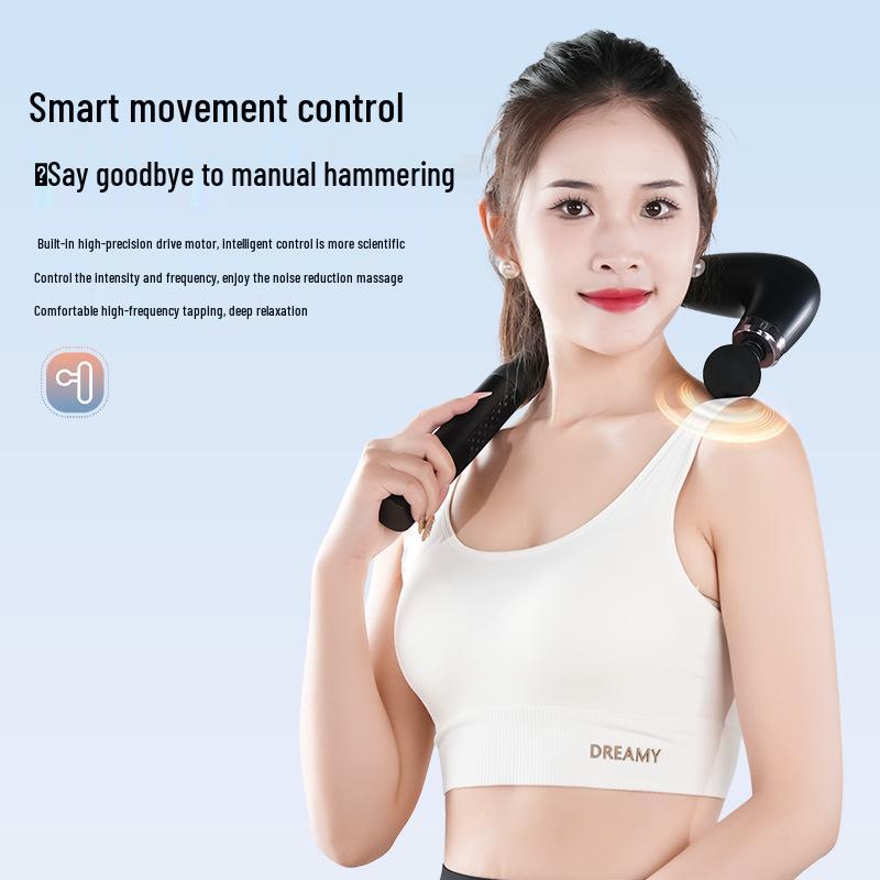 Portable Multi-Head Electric Massager with Hot & Cold Therapy