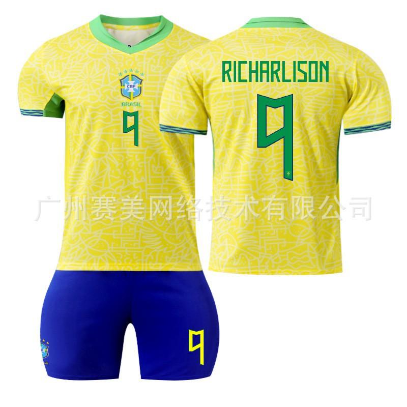 

s Home Jerseys 10 Neymar 20 Vinicius 9 Charlison s First Edition Set Of Ball Clothes Cross-border 28#