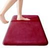 Anti-slip Water-absorbent Bathroom and Entrance Mat - Quick Dry, Solid Color
