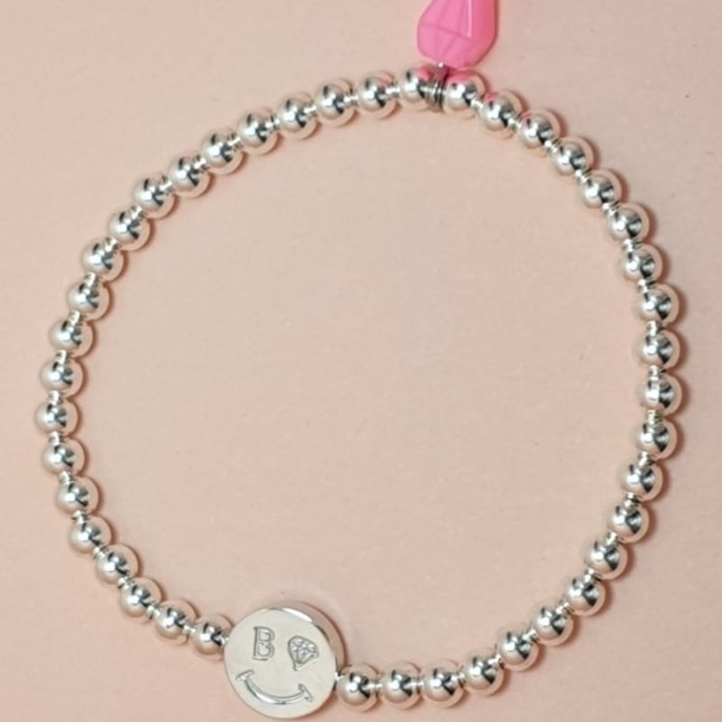 

BONBEAU Silver Smile 4mm Silverball Bracelet free