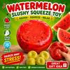 Handmade Watermelon Slushy Stress Relief Squeeze Toy Fidget Toy Soft Mashed Potatoes Slow Rebound Realistic Fruit Simulation Model Squishy Toy