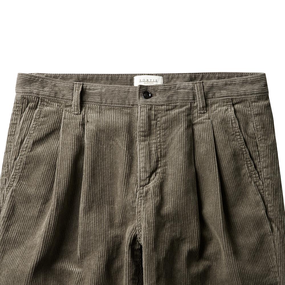 Solti Tura Corduroy Washed Trousers (Light Khaki)