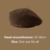 Outdoor Painter Hat Hat British French Hundred Leather Labeled Beret Women Autumn Winter