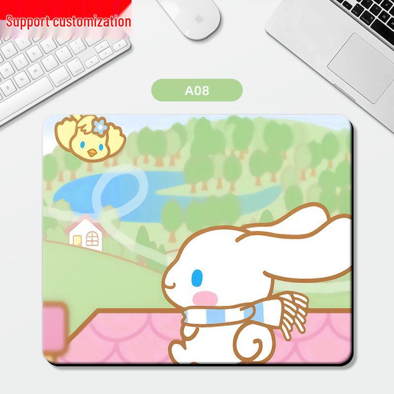 Charming Mouse Pad with Wrist Rest - Cute and Simple Desk Accessory for Girls and Students