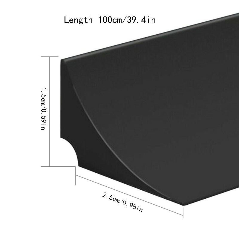 Countertop Silicone Water Barrier Stopper Blocker Shower Dam Retaining Non-slip Dry And Wet Separation Door Bottom Sealing Strip