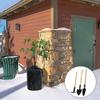 Pflanzenabdeckungen Für Winter-Isolierbeutel Mit Kordelzug Reißverschluss Blumentopfabdeckung Für Winter Für Blumen Sträucher Außenbereich Garten